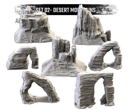 Desert Mountains | Scatter Terrain | Txarli Factory