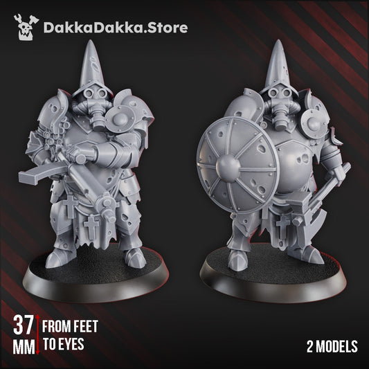 Verugo Inquisitorial with Shield and Machinegun | Torquemenda's Inquisition | Dakka Dakka