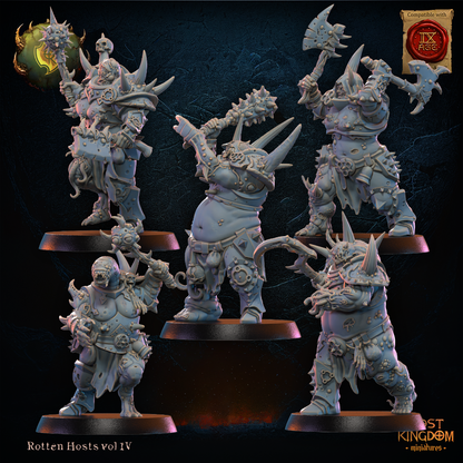 Plague Regiment | Rotten Hosts | Lost Kingdom Miniatures