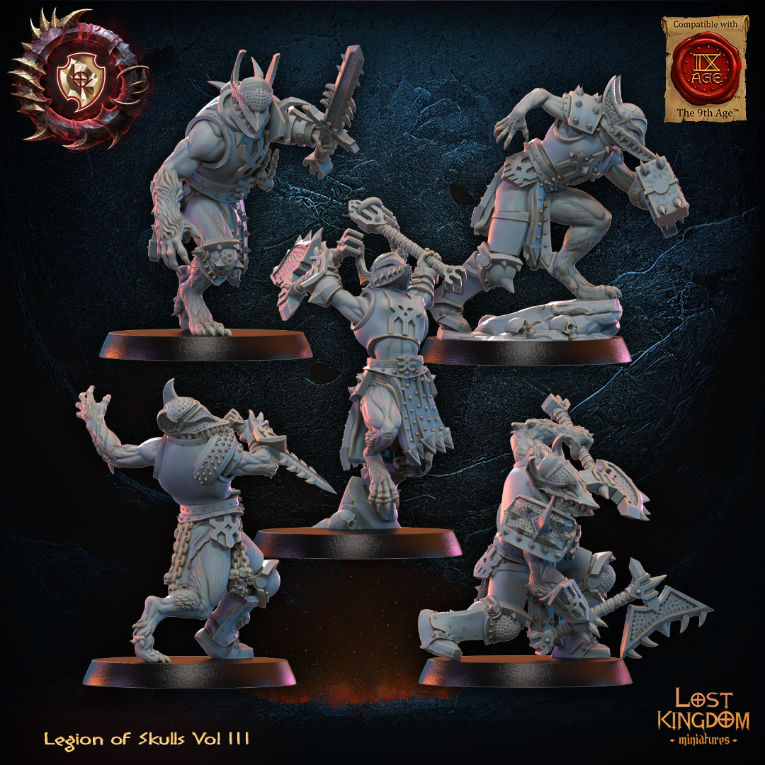 Bloodfang Lycans | Legion of Skulls | Lost Kingdom Miniatures