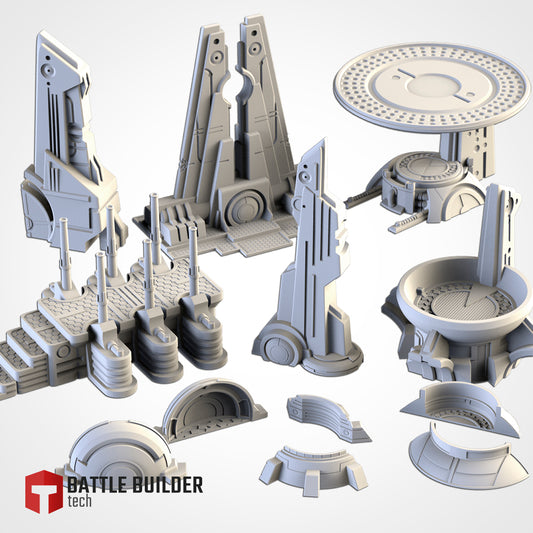 Xenos Buildings | Scatter Terrain | Txarli Factory