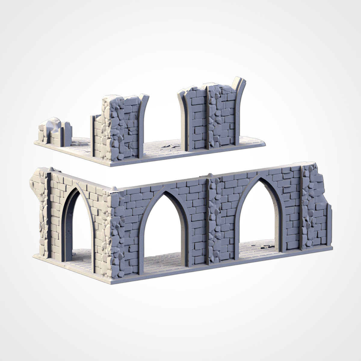 WTC Compatible Ruins - Various Styles | Scatter Terrain | Txarli Factory   | Table Top Gaming