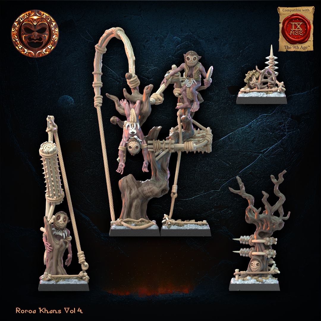 Yarablin Trapper Unit | Roroa Khans | Lost Kingdom Miniatures