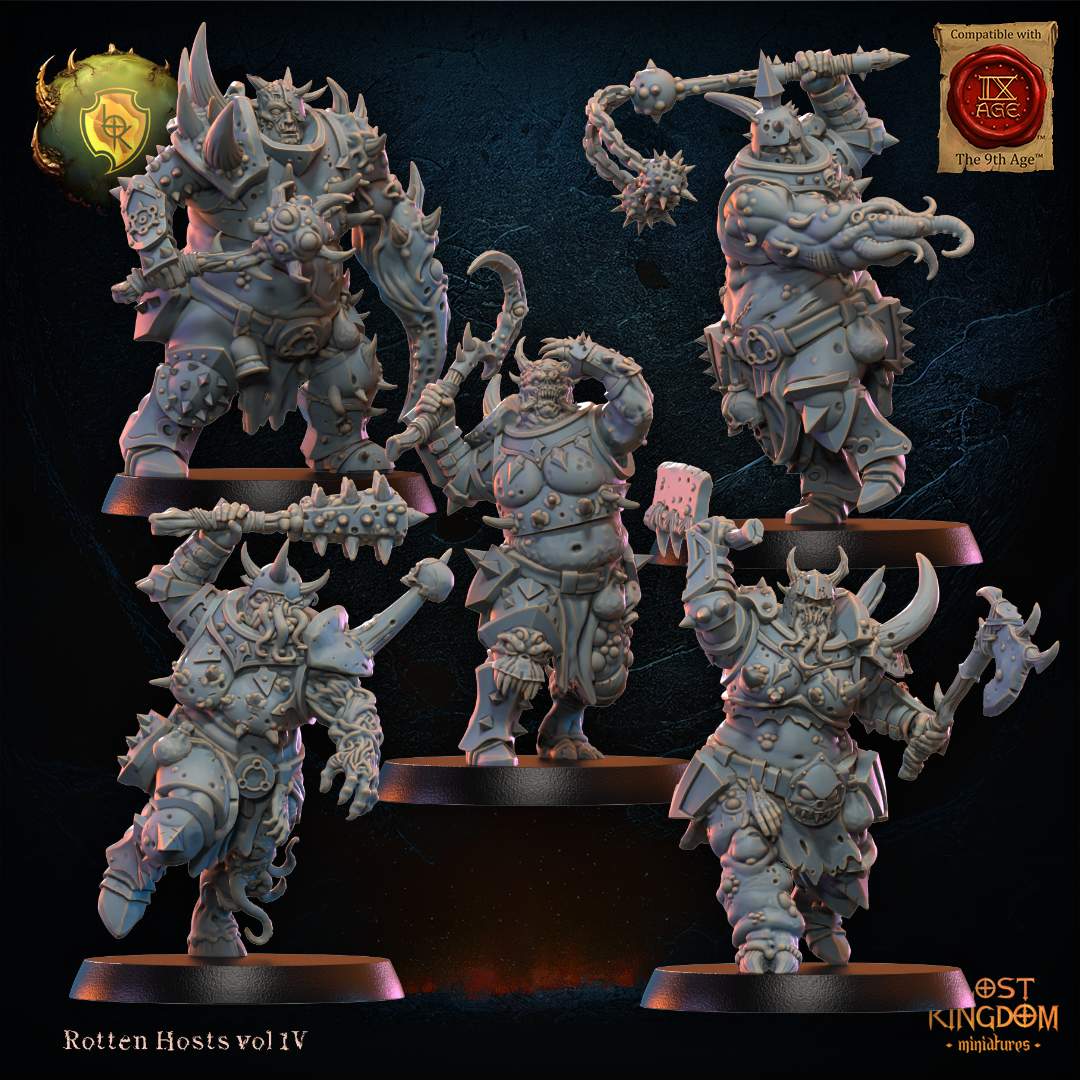 Plague Regiment | Rotten Hosts | Lost Kingdom Miniatures