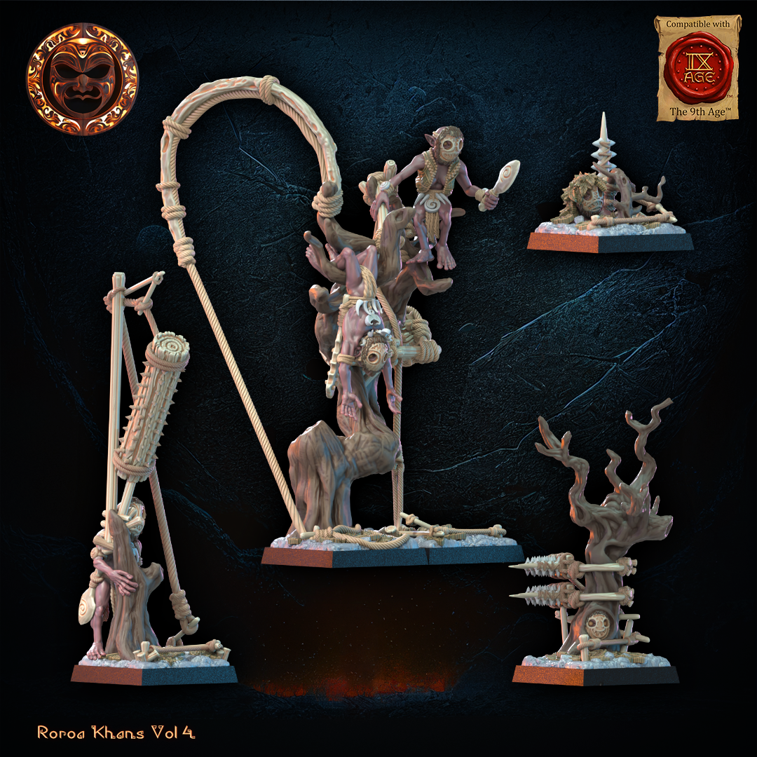 Yarablin Trapper Unit | Roroa Khans | Lost Kingdom Miniatures