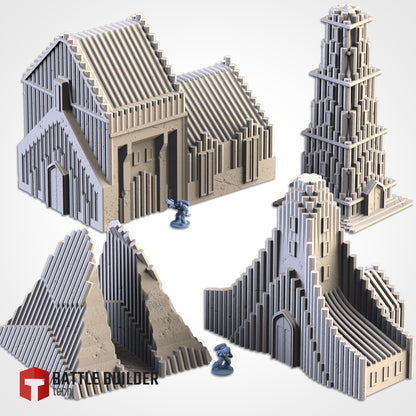 Cult Buildings | Scatter Terrain | Txarli Factory  | Table Top Gaming