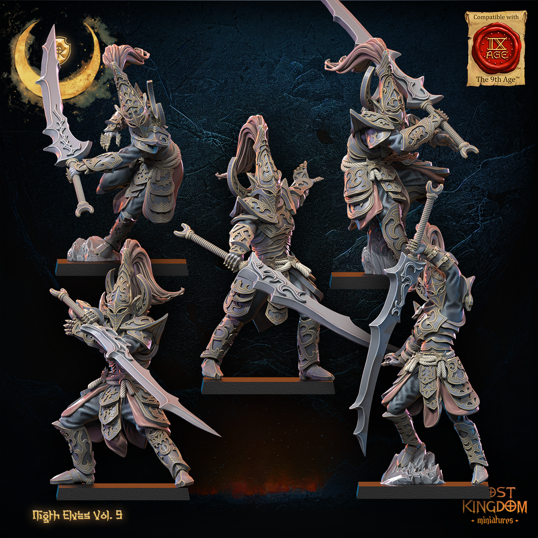 Tsurugi Regiment | Night Elves / Dark Elves | Lost Kingdom Miniatures