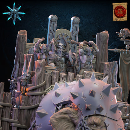 Wasteland War Mammoth | Warriors of the Dark Gods | Lost Kingdom Miniatures