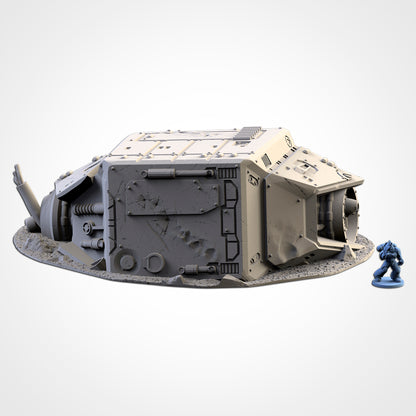 Destroyed Giant Robot Dog | Scatter Terrain | Txarli Factory