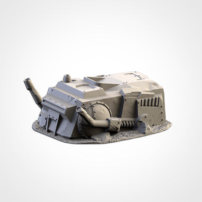 Destroyed Giant Robot Dog | Scatter Terrain | Txarli Factory