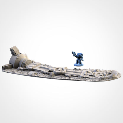 Destroyed Giant Robot Dog | Scatter Terrain | Txarli Factory