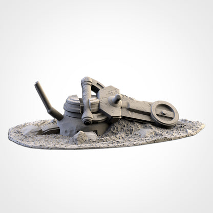 Destroyed Giant Robot Dog | Scatter Terrain | Txarli Factory