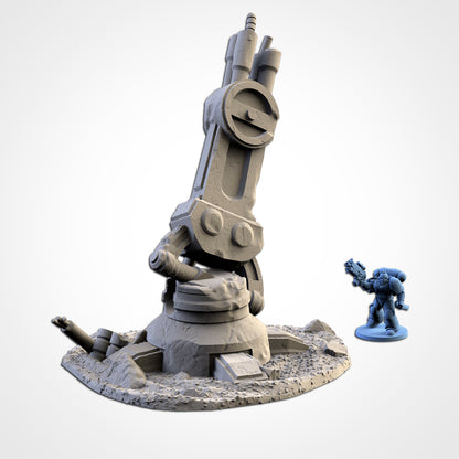 Destroyed Giant Robot Dog | Scatter Terrain | Txarli Factory