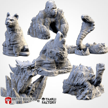 Animal Statues | Scatter Terrain | Txarli Factory