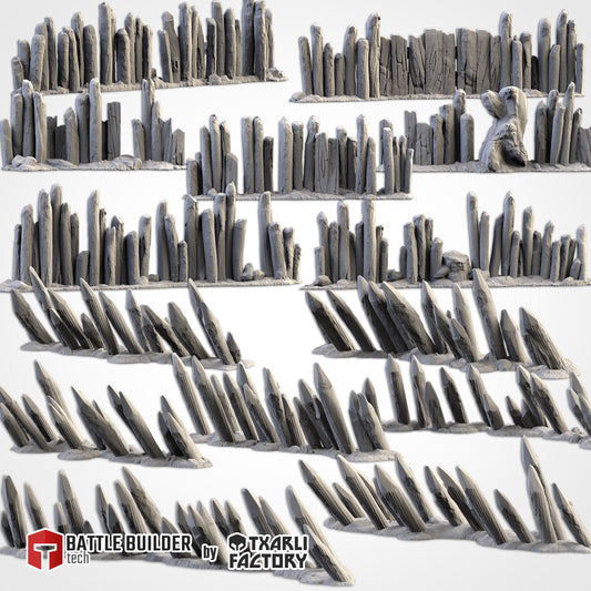 Fences and Stakes | 14 Models | Txarli Factory