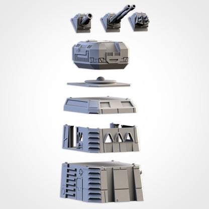 Modular Sci-Fi Turrets