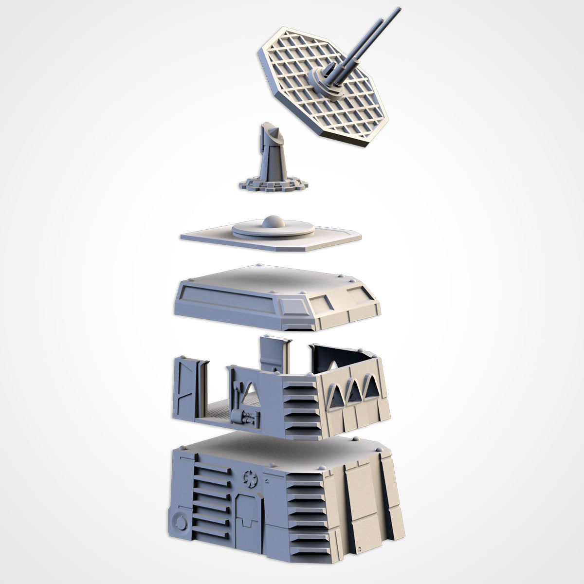 Modular Sci-Fi Turrets | Txarli Factory