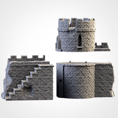 Ruined Castle | Scatter Terrain | Txarli Factory   | Table Top Gaming