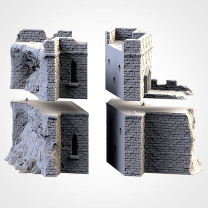 Ruined Castle | Scatter Terrain | Txarli Factory   | Table Top Gaming
