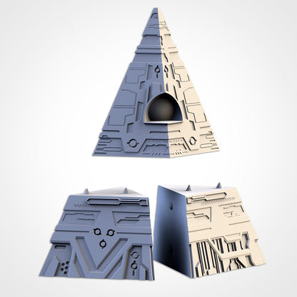 Xeno Monoliths Portals and Barricades | Scatter Terrain | Txarli Factory   | Table Top Gaming