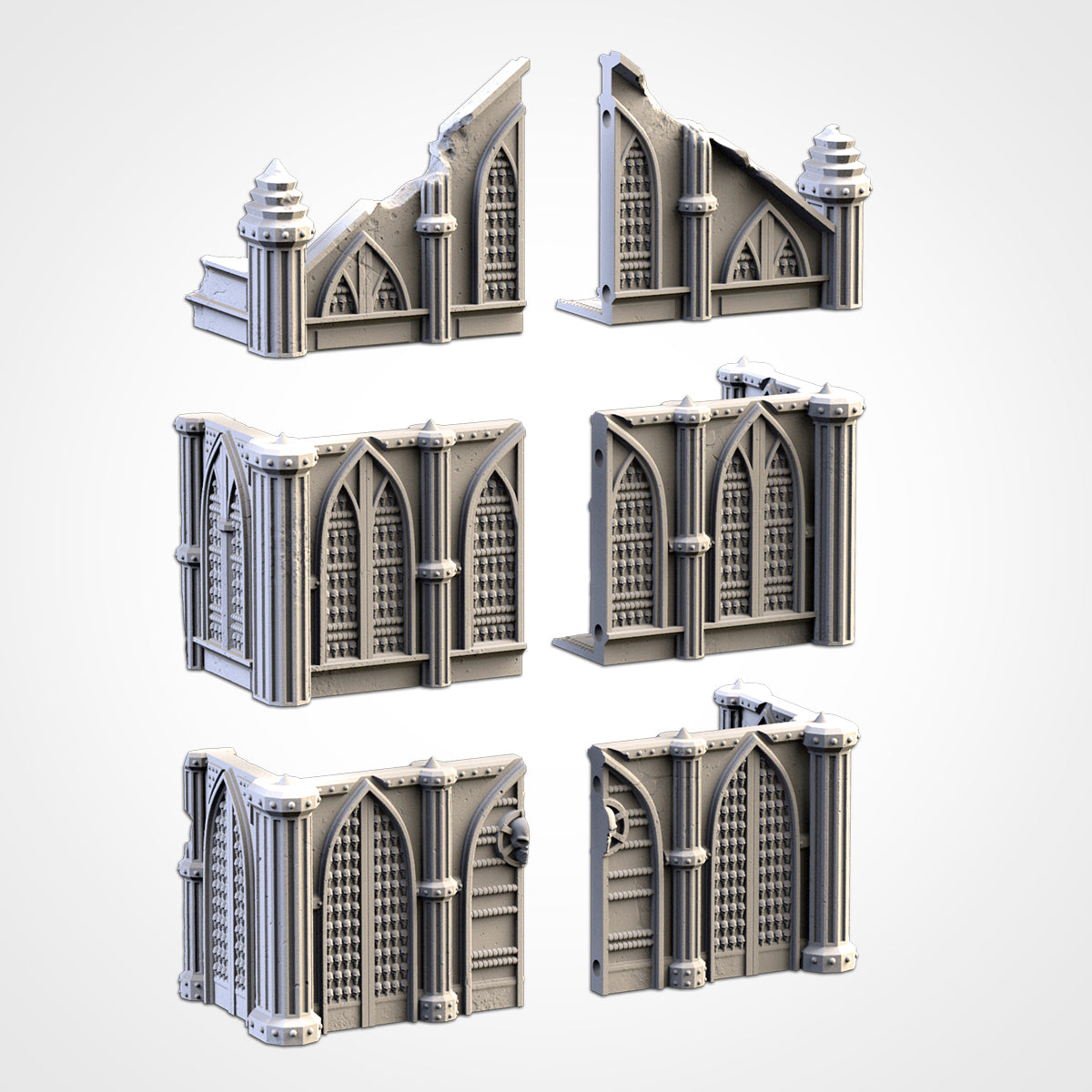 Cathedral Ruins - Set 2 | Scatter Terrain | Txarli Factory