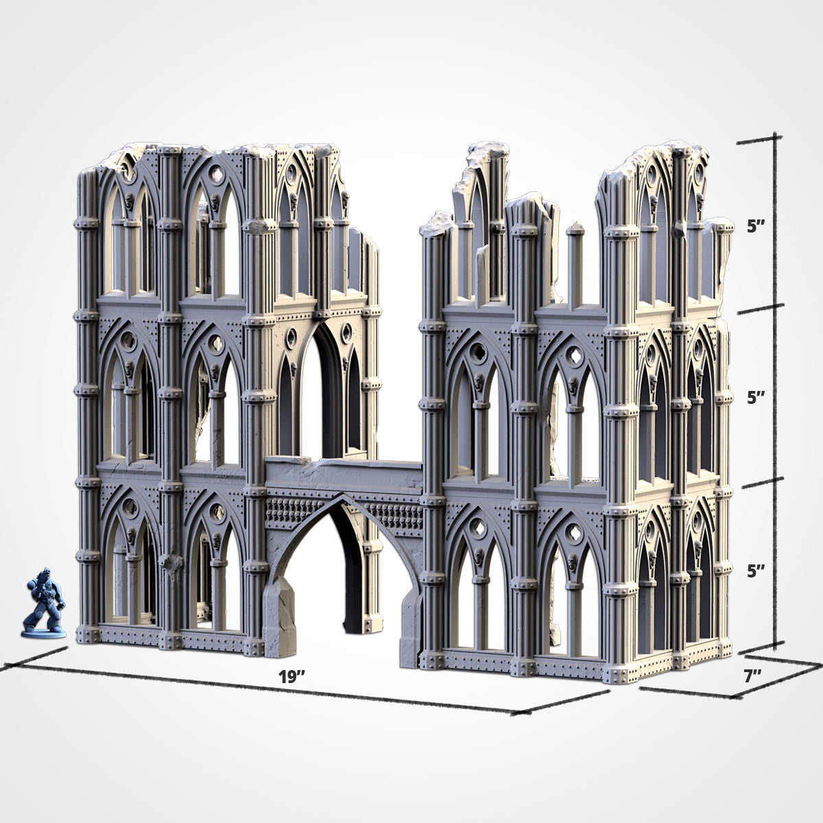 Cathedral Ruins - Set 2 | Scatter Terrain | Txarli Factory