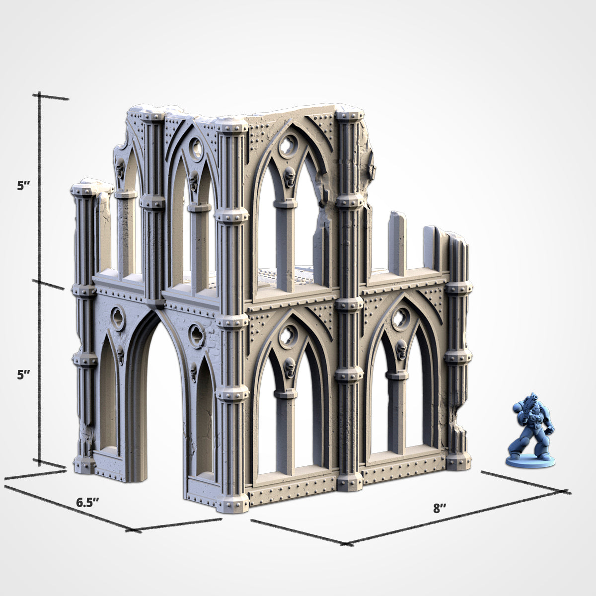 Cathedral Ruins - Set 2 | Scatter Terrain | Txarli Factory