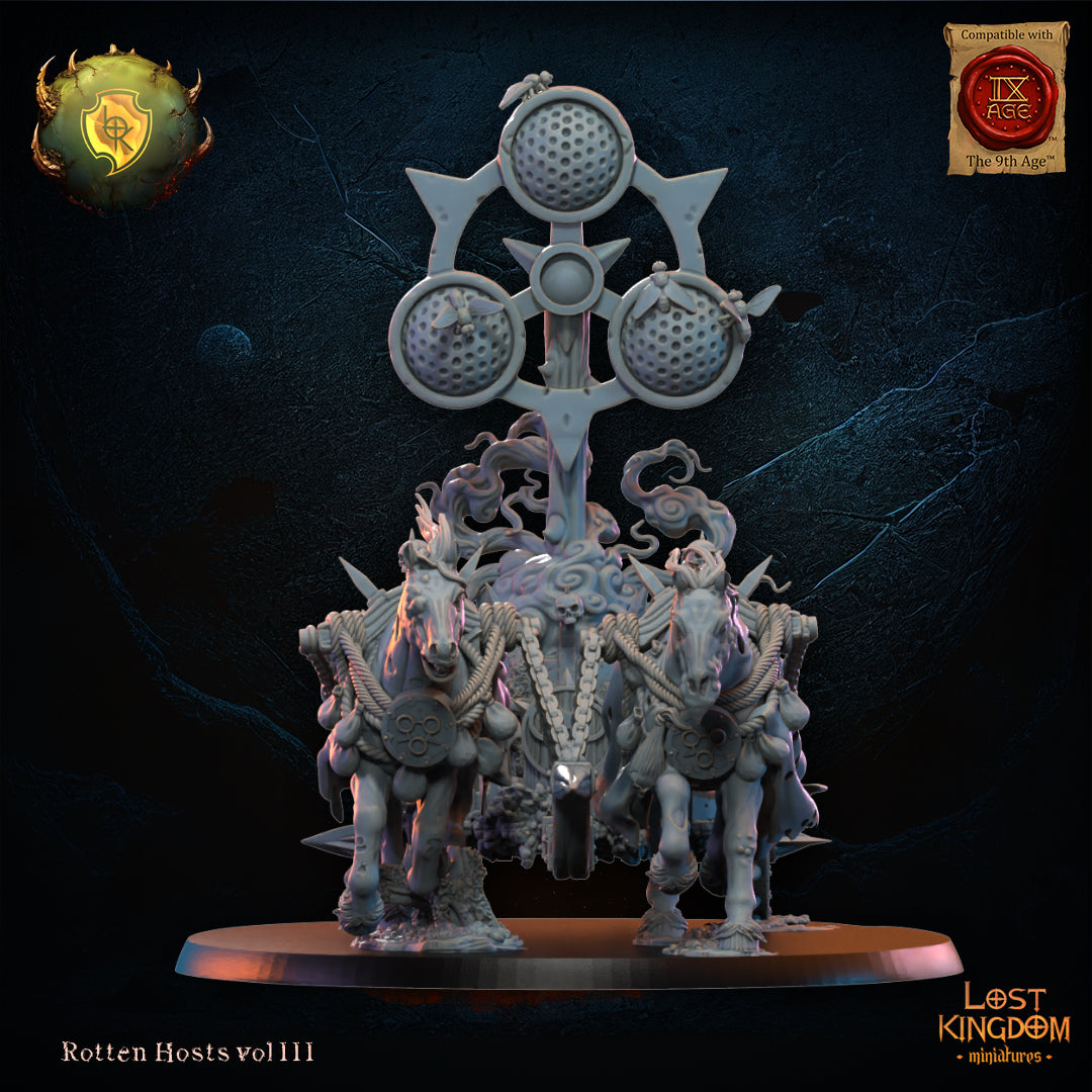 Rotten Hosts Shrine Wagon | Rotten Hosts | Lost Kingdom Miniatures