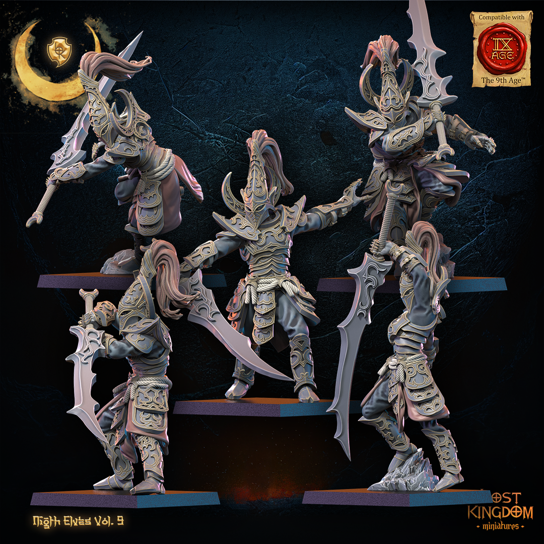 Tsurugi Regiment | Night Elves / Dark Elves | Lost Kingdom Miniatures