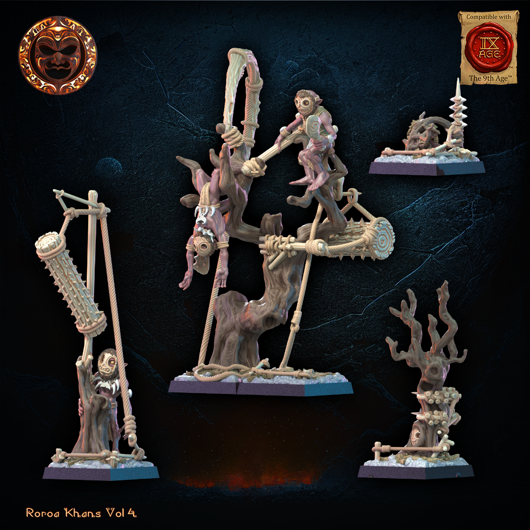 Yarablin Trapper Unit | Roroa Khans | Lost Kingdom Miniatures