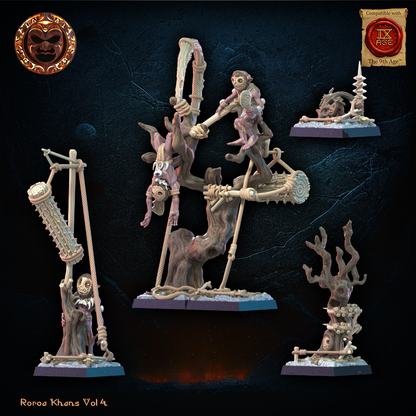 Yarablin Trapper Unit | Roroa Khans | Lost Kingdom Miniatures