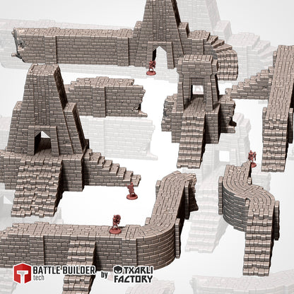 Modular Mesoamerican Civilization | Scatter Terrain | Txarli Factory