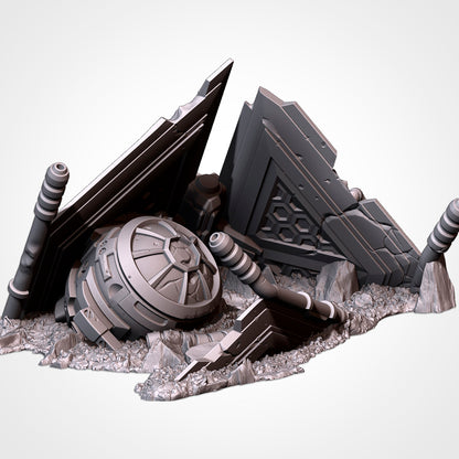 Crashed Spaceships | Scatter Terrain | Txarli Factory