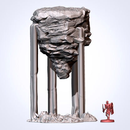 Floating Rocks with Waterfalls | Scatter Terrain | Txarli Factory