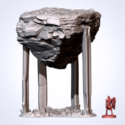 Floating Rocks with Waterfalls | Scatter Terrain | Txarli Factory