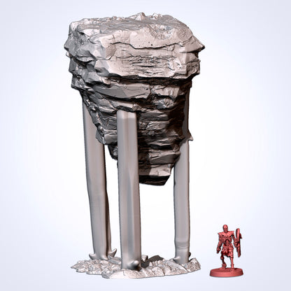 Floating Rocks with Waterfalls | Scatter Terrain | Txarli Factory