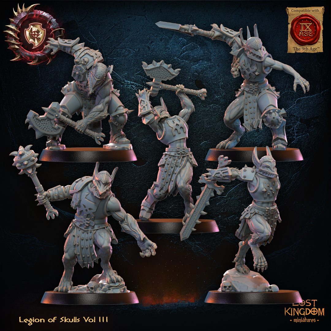 Bloodfang Lycans | Legion of Skulls | Lost Kingdom Miniatures