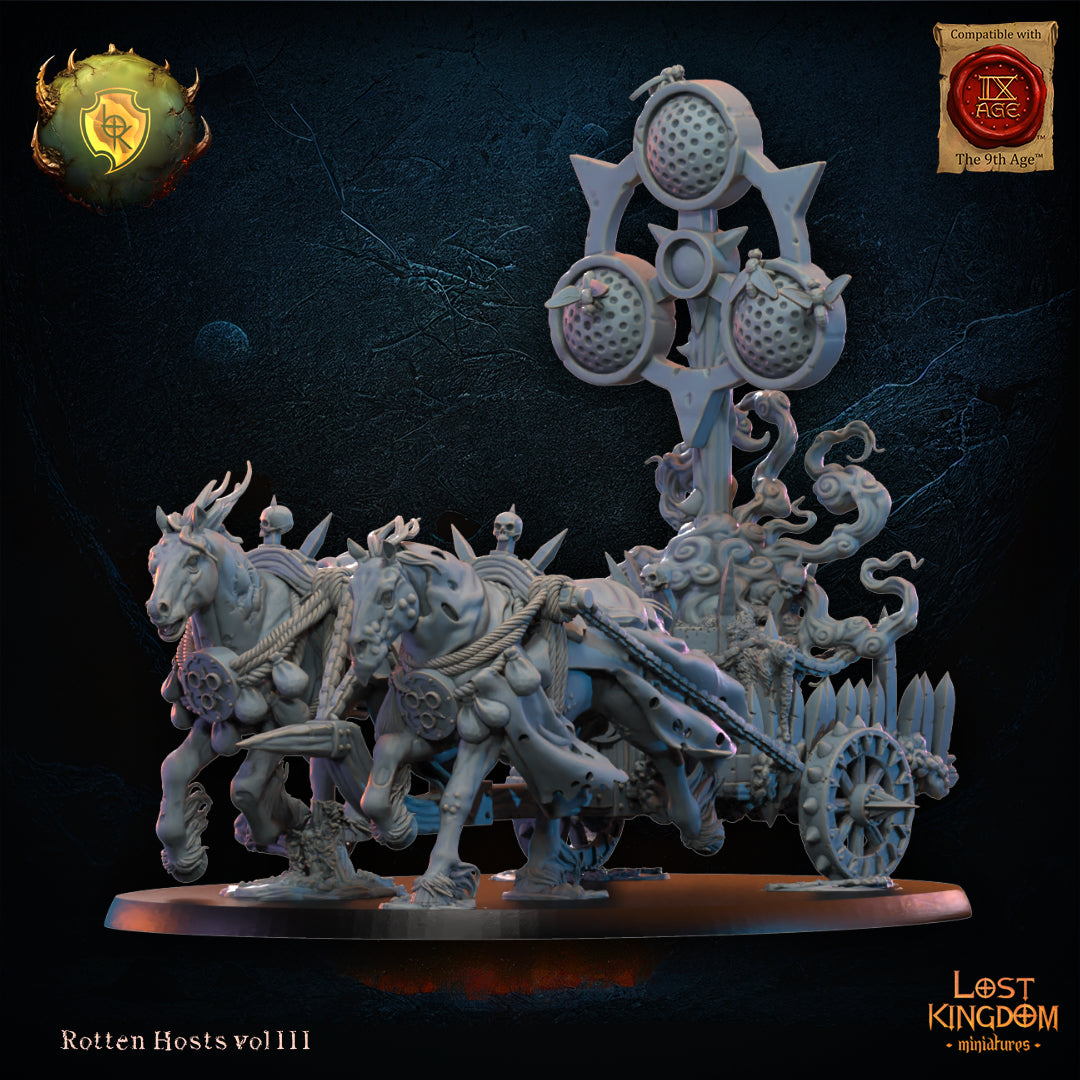 Rotten Hosts Shrine Wagon | Rotten Hosts | Lost Kingdom Miniatures