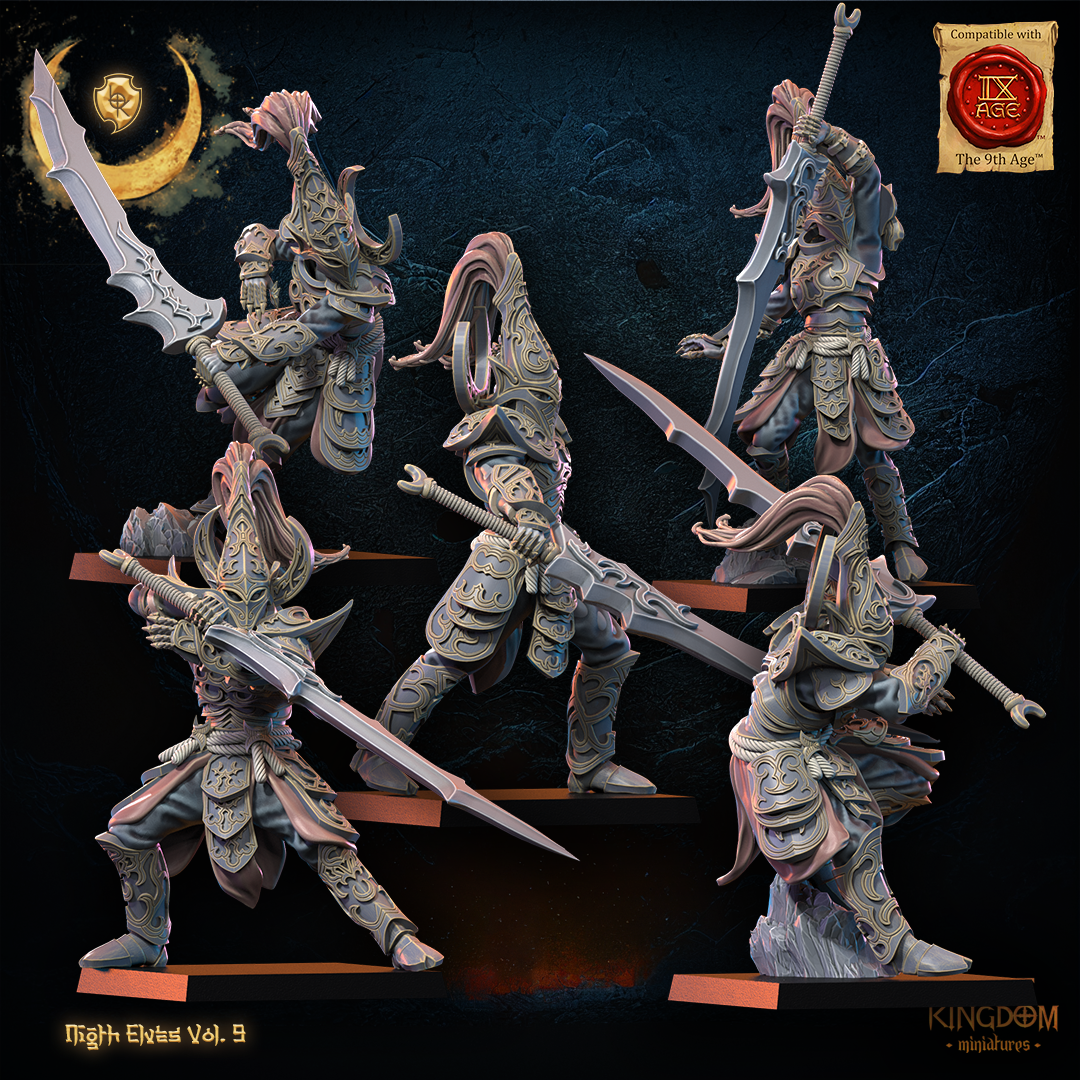 Tsurugi Regiment | Night Elves / Dark Elves | Lost Kingdom Miniatures