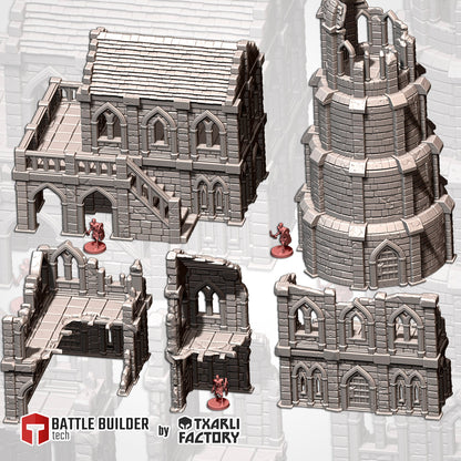 Middle Earth Town | Scatter Terrain | Txarli Factory