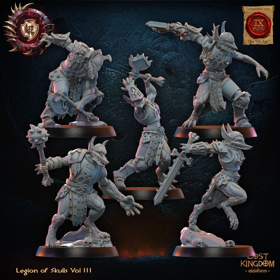 Bloodfang Lycans | Legion of Skulls | Lost Kingdom Miniatures