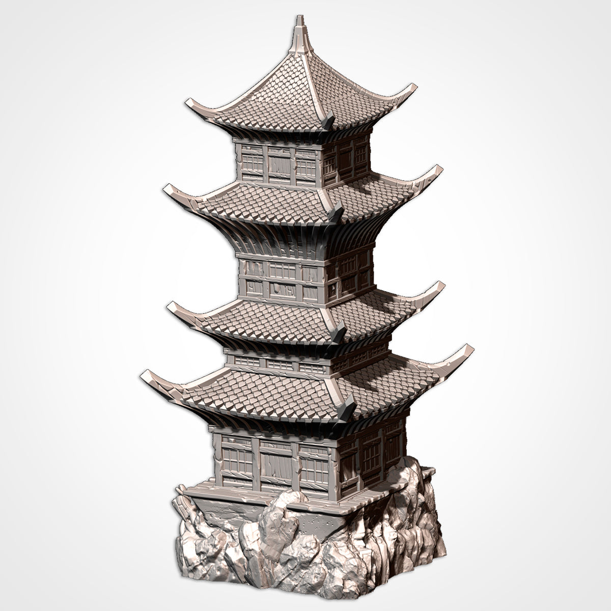 Oriental Buildings Terrain Set