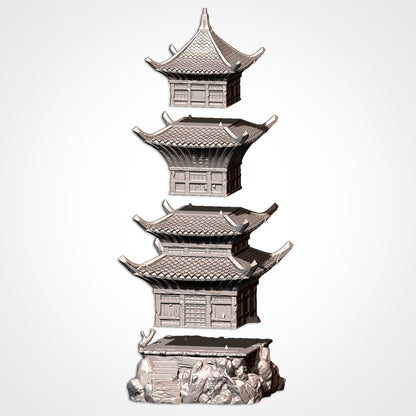 Oriental Buildings Terrain Set