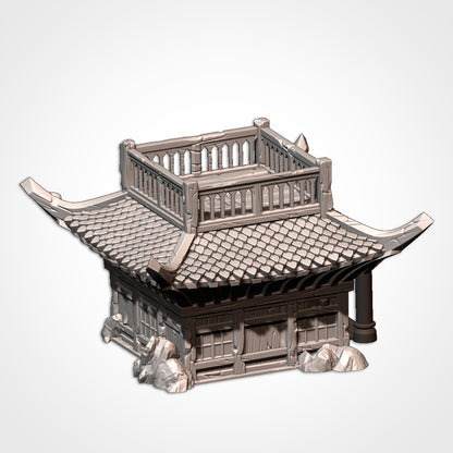Oriental Buildings Terrain Set