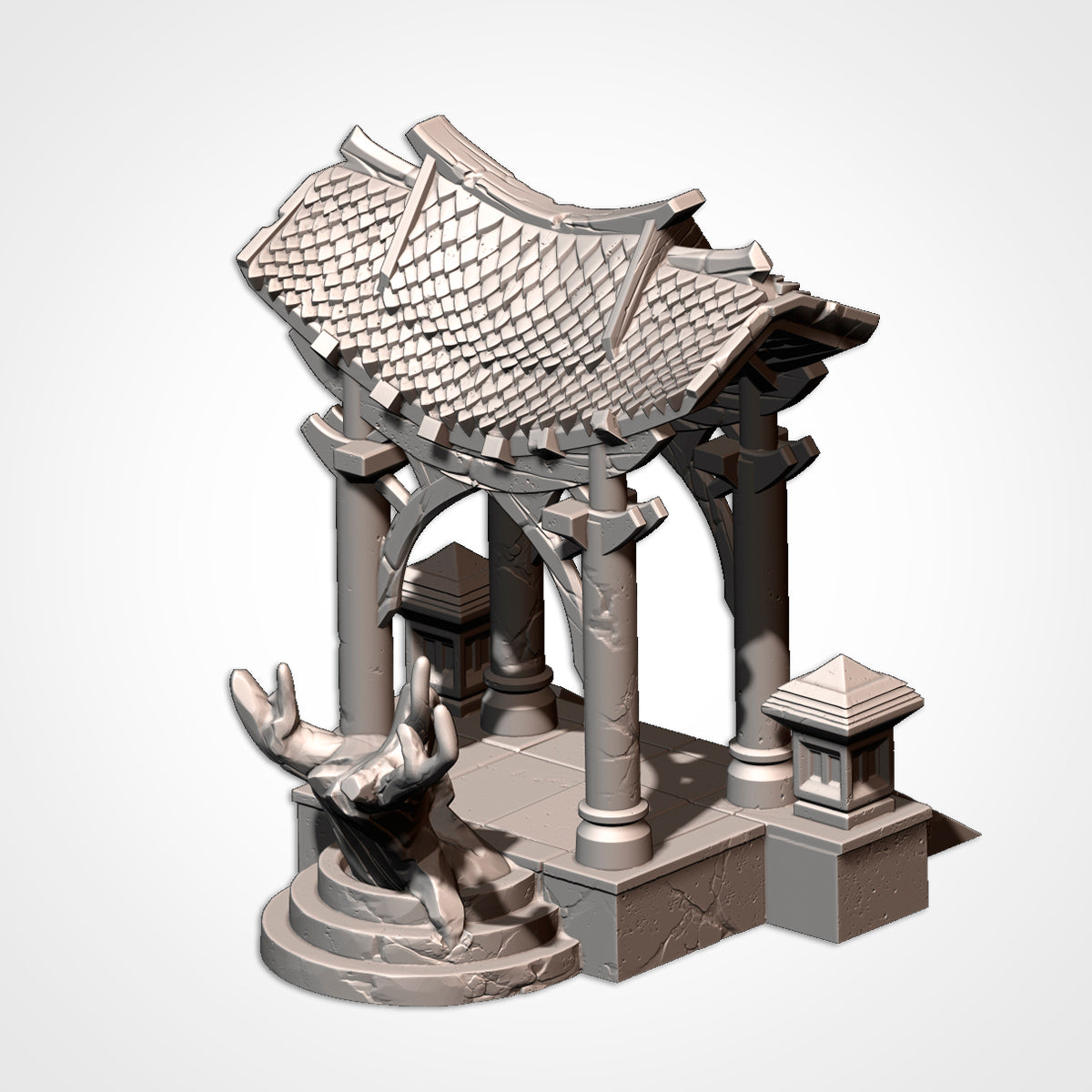 Oriental Buildings Terrain Set