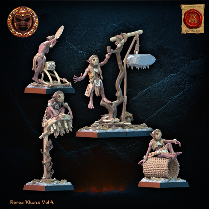 Yarablin Trapper Unit | Roroa Khans | Lost Kingdom Miniatures