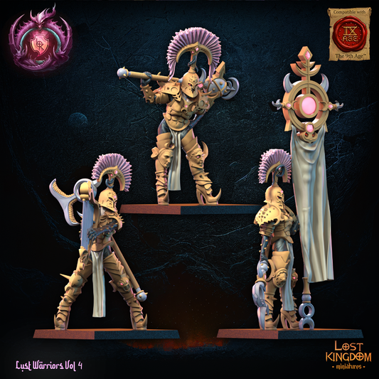 Lust Chosen Command Group | Sons of Depravation | Lost Kingdom Miniatures