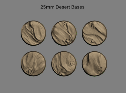 Bits - Araby Bases | Tales of the Desert Clans | Round Bases | The Printing Goes Ever On