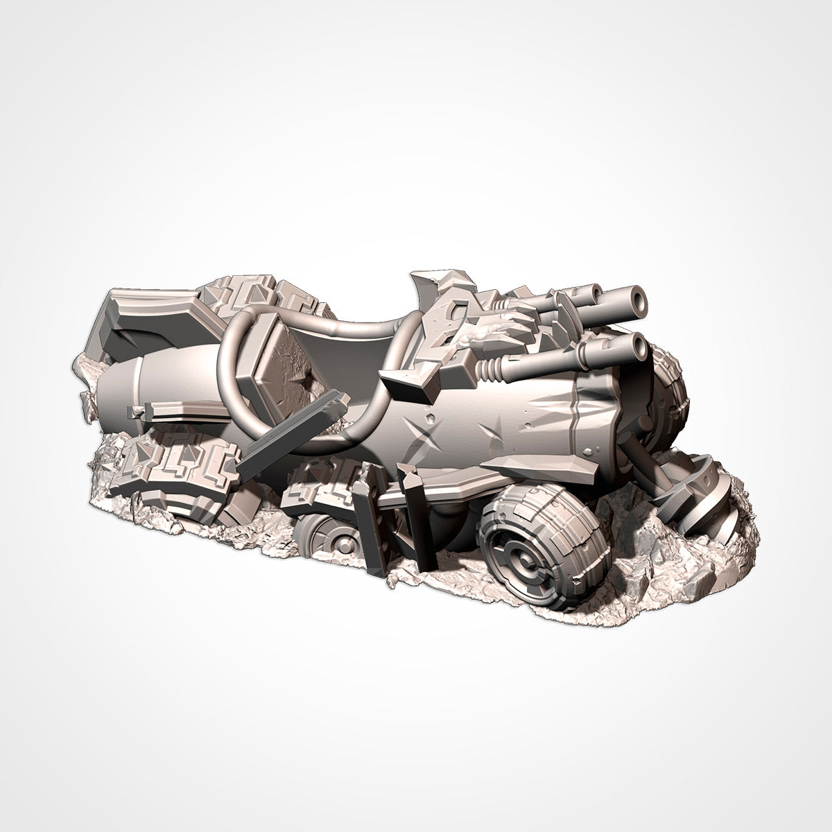 Destroyed Orc Buggies