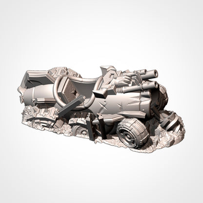 Destroyed Orc Buggies